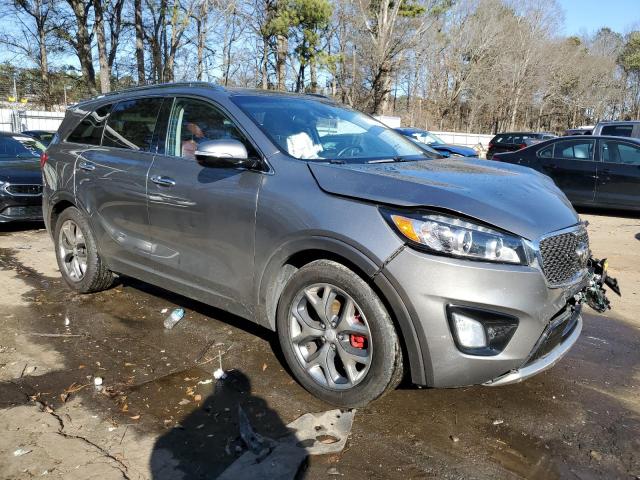 5XYPK4A53HG322552 - 2017 KIA SORENTO SX GRAY photo 4