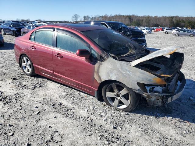 1HGFA16948L089036 - 2008 HONDA CIVIC EXL წითელი ფოტო 4