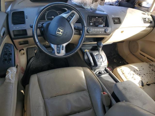 1HGFA16948L089036 - 2008 HONDA CIVIC EXL წითელი ფოტო 8