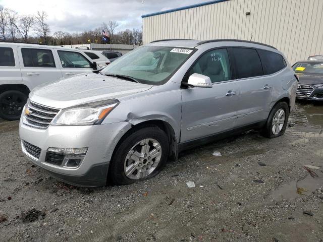 1GNKRGKD4DJ212883 - 2013 CHEVROLET TRAVERSE LT SILVER photo 1