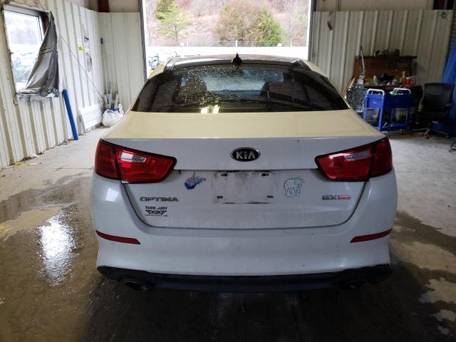 5XXGN4A76FG478692 - 2015 KIA OPTIMA EX WHITE photo 6