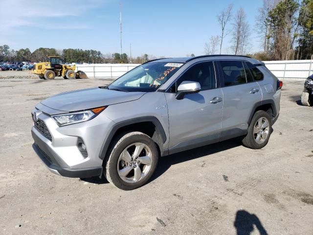 2T3DWRFV3LW086167 - 2020 TOYOTA RAV4 LIMITED SILVER photo 1