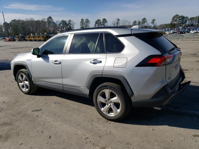 2T3DWRFV3LW086167 - 2020 TOYOTA RAV4 LIMITED SILVER photo 2