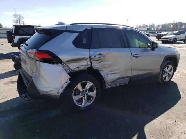 2T3DWRFV3LW086167 - 2020 TOYOTA RAV4 LIMITED SILVER photo 3