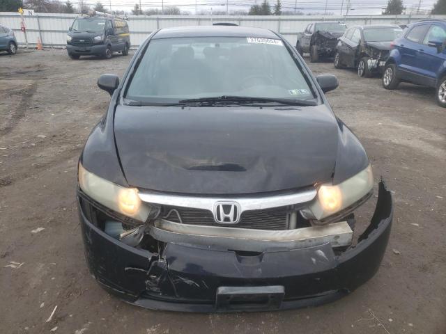 1HGFA16568L031023 - 2008 HONDA CIVIC LX BLACK photo 5