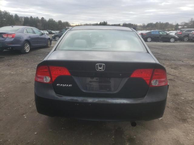 1HGFA16568L031023 - 2008 HONDA CIVIC LX BLACK photo 6