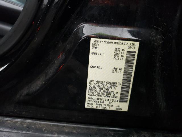 1N4AL3AP3FC147614 - 2015 NISSAN ALTIMA 2.5 BLACK photo 12