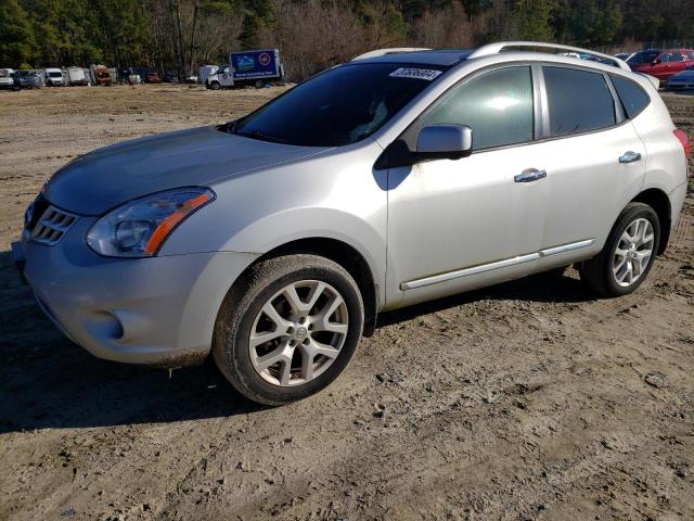 JN8AS5MVXDW639849 - 2013 NISSAN ROGUE S SILVER photo 1