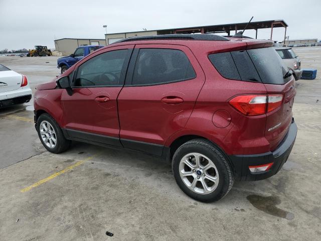 MAJ3S2GE4LC345397 - 2020 FORD ECOSPORT SE BURGUNDY photo 2