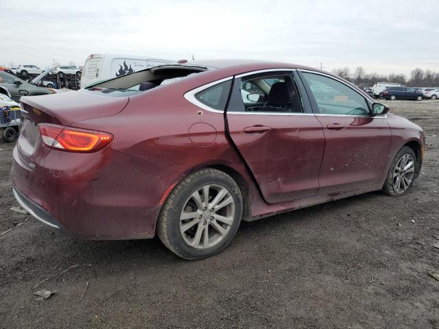 1C3CCCAB7FN611777 - 2015 CHRYSLER 200 LIMITED MAROON photo 3