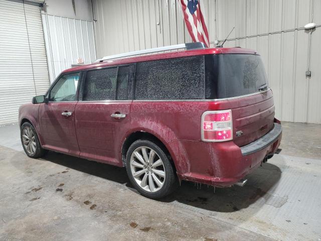 2FMGK5C89GBA16029 - 2016 FORD FLEX SEL RED photo 2