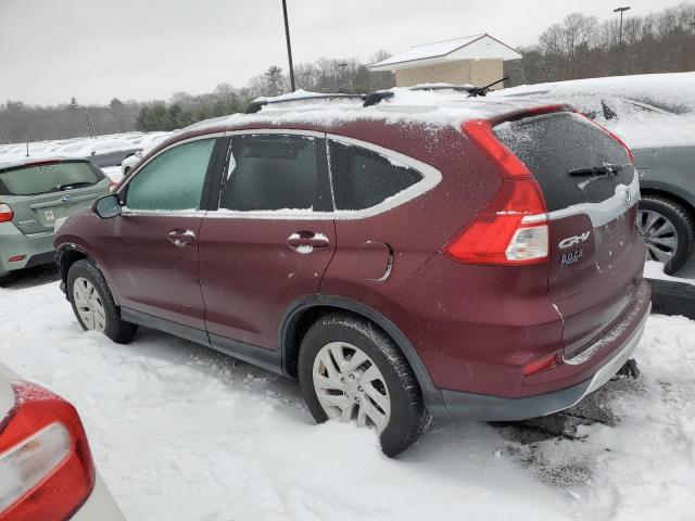 2HKRM4H52FH683415 - 2015 HONDA CR-V EX BURGUNDY photo 2