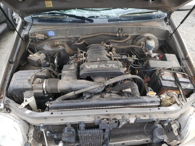 5TBRT34165S460974 - 2005 TOYOTA TUNDRA ACCESS CAB SR5 TAN photo 11