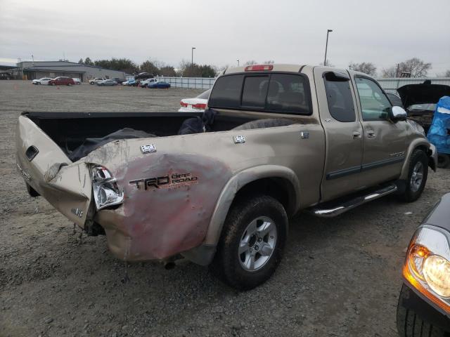 5TBRT34165S460974 - 2005 TOYOTA TUNDRA ACCESS CAB SR5 TAN photo 3