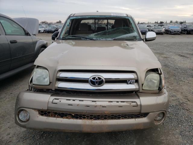 5TBRT34165S460974 - 2005 TOYOTA TUNDRA ACCESS CAB SR5 TAN photo 5