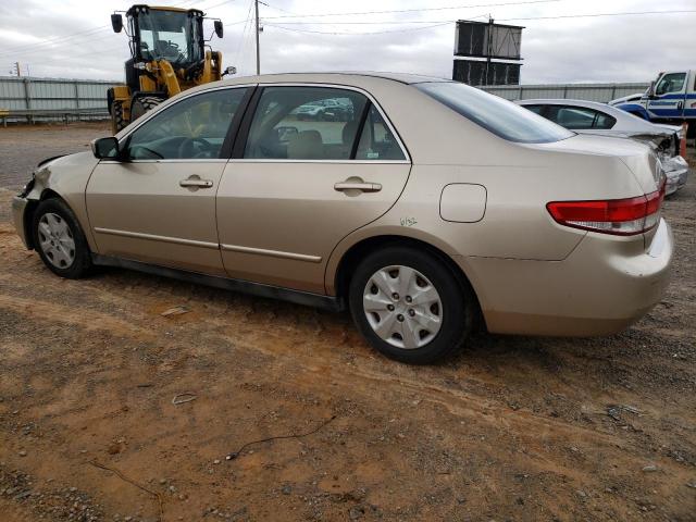 1HGCM56334A173206 - 2004 HONDA ACCORD LX GOLD photo 2