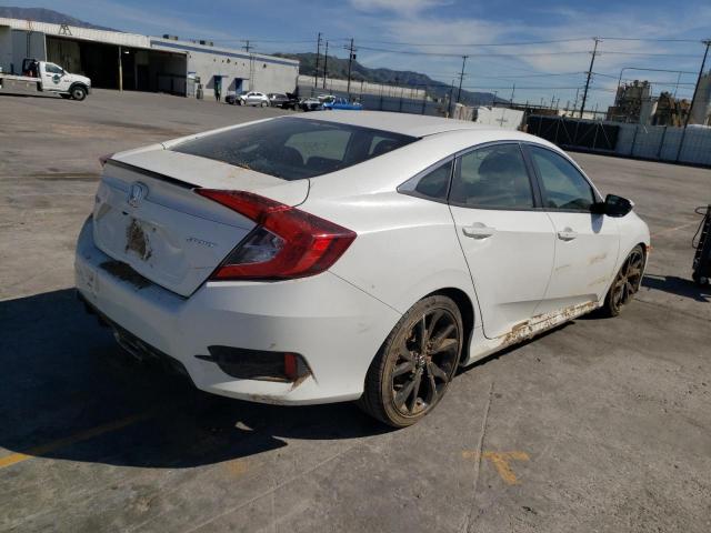 2HGFC2F84KH505548 - 2019 HONDA CIVIC SPORT WHITE photo 3