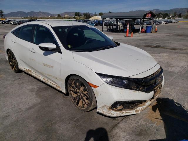 2HGFC2F84KH505548 - 2019 HONDA CIVIC SPORT WHITE photo 4