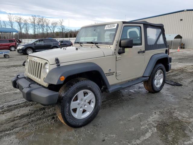 1C4AJWAG6HL734359 - 2017 JEEP WRANGLER SPORT BEIGE photo 1