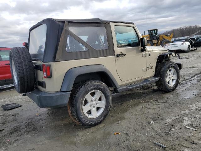 1C4AJWAG6HL734359 - 2017 JEEP WRANGLER SPORT BEIGE photo 3