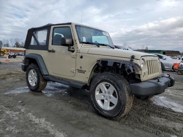 1C4AJWAG6HL734359 - 2017 JEEP WRANGLER SPORT BEIGE photo 4