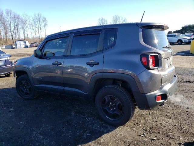 ZACCJBAB3HPF11536 - 2017 JEEP RENEGADE SPORT GRAY photo 2