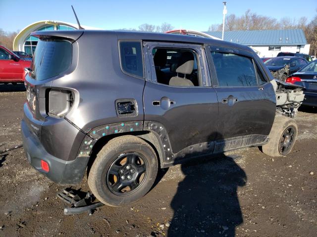 ZACCJBAB3HPF11536 - 2017 JEEP RENEGADE SPORT GRAY photo 3