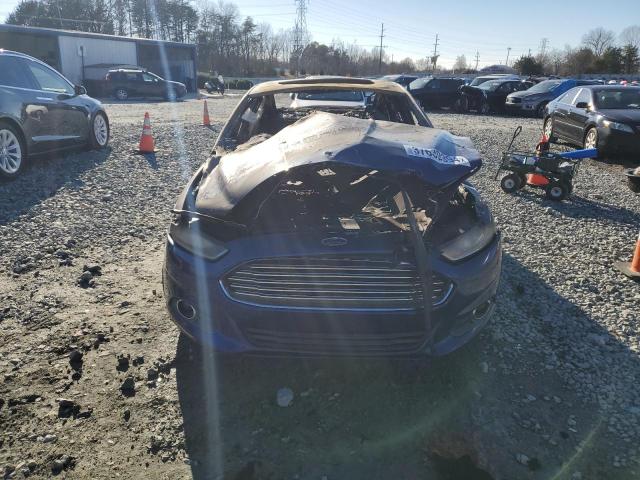 3FA6P0HR3DR123831 - 2013 FORD FUSION SE BLUE photo 5