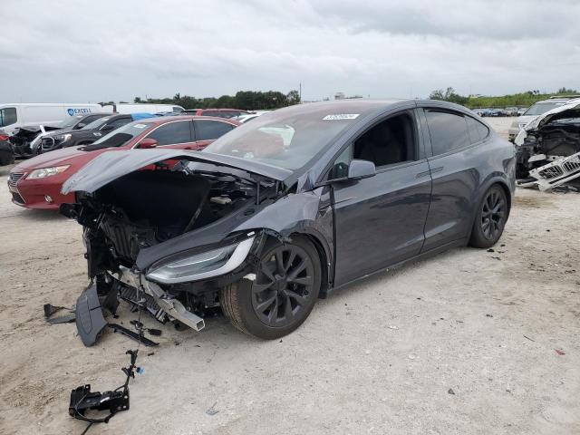 7SAXCDE50NF345252 - 2022 TESLA MODEL X GRAY photo 1