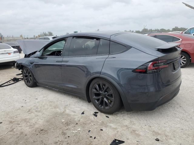 7SAXCDE50NF345252 - 2022 TESLA MODEL X GRAY photo 2