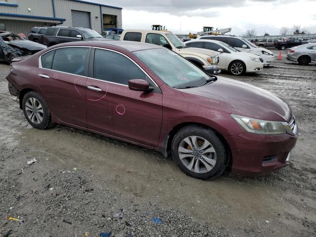 1HGCR2F3XFA201070 - 2015 HONDA ACCORD LX BURGUNDY photo 4