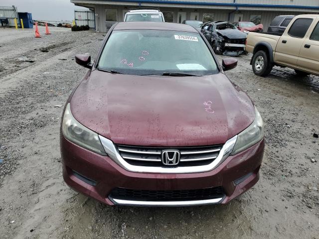 1HGCR2F3XFA201070 - 2015 HONDA ACCORD LX BURGUNDY photo 5