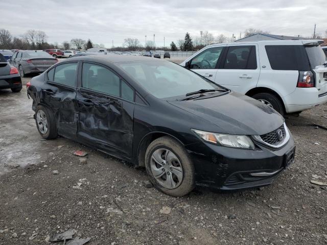 19XFB2F55EE006510 - 2014 HONDA CIVIC LX BLACK photo 4