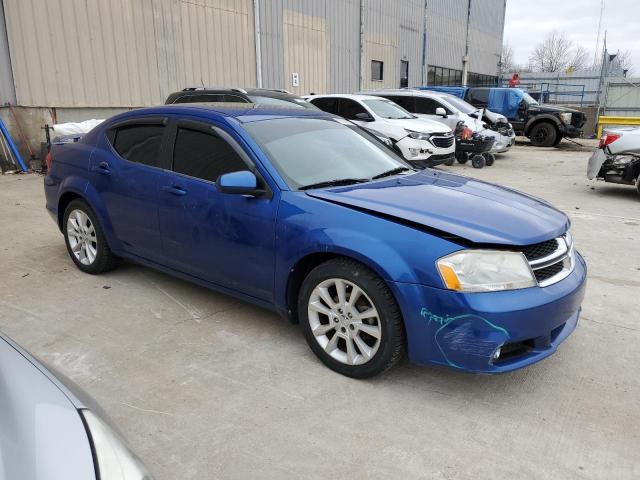 1C3CDZEG9CN182496 - 2012 DODGE AVENGER SXT BLUE photo 4