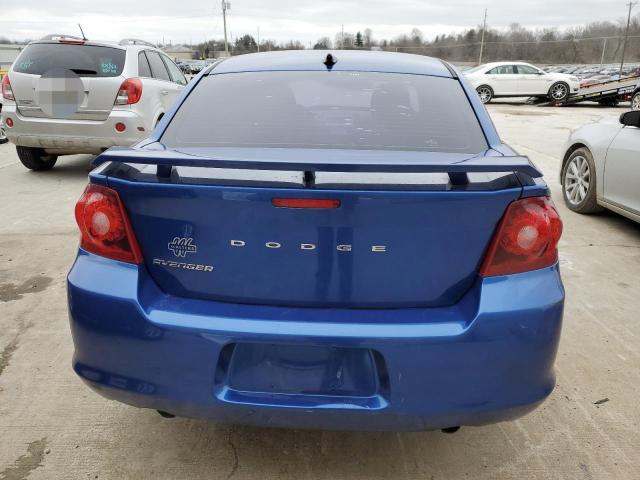 1C3CDZEG9CN182496 - 2012 DODGE AVENGER SXT BLUE photo 6