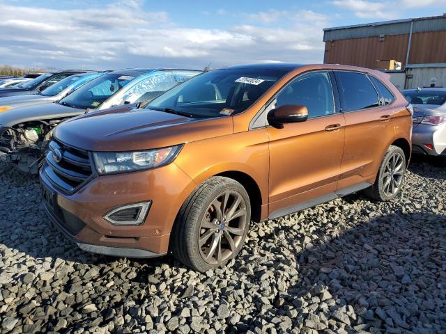 2FMPK4AP9HBB24981 - 2017 FORD EDGE SPORT ORANGE photo 1