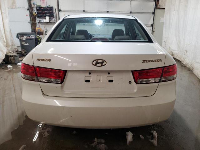 KMHET46C96A112283 - 2006 HYUNDAI SONATA GL WHITE photo 6