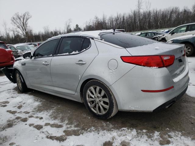 5XXGN4A74FG430365 - 2015 KIA OPTIMA EX SILVER photo 2