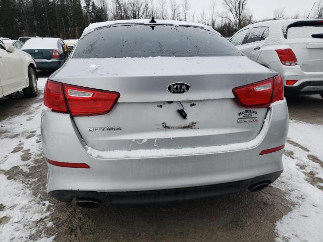 5XXGN4A74FG430365 - 2015 KIA OPTIMA EX SILVER photo 6