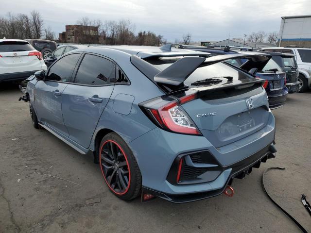 SHHFK7H95MU410864 - 2021 HONDA CIVIC SPORT TOURING GRAY photo 2