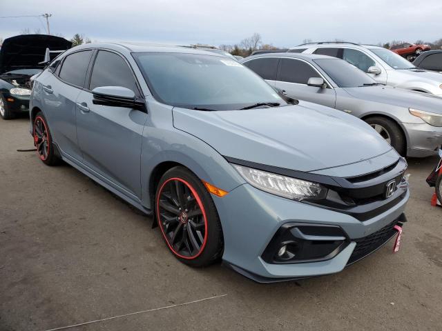 SHHFK7H95MU410864 - 2021 HONDA CIVIC SPORT TOURING GRAY photo 4