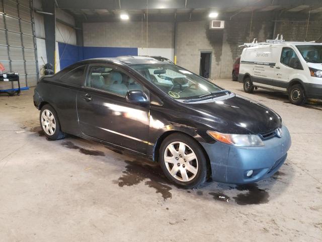 2HGFG12678H570910 - 2008 HONDA CIVIC LX BLACK photo 4