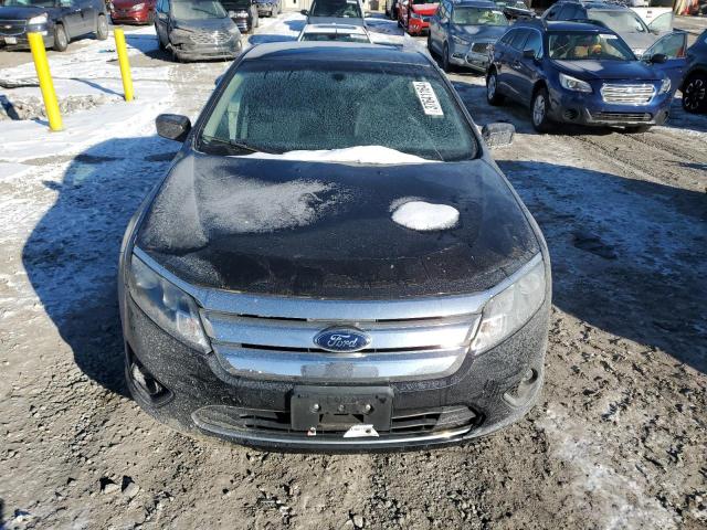 3FAHP0HA0CR392855 - 2012 FORD FUSION SE BLACK photo 5