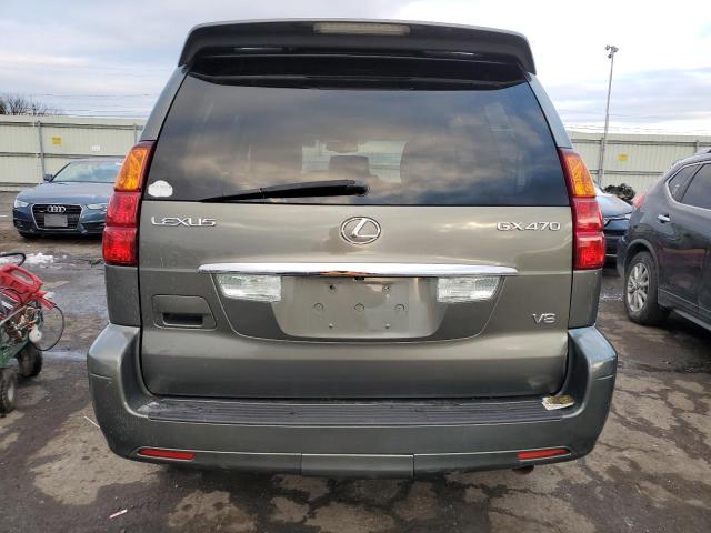 JTJBT20X660098059 - 2006 LEXUS GX 470 GREEN photo 6