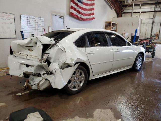 2G1WG5E32C1333694 - 2012 CHEVROLET IMPALA LT WHITE photo 3