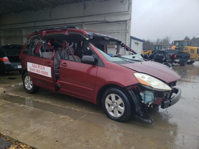 5TDZA23C26S561277 - 2006 TOYOTA SIENNA CE MAROON photo 4