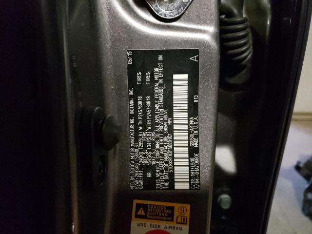 5TDKKRFH3FS089167 - 2015 TOYOTA HIGHLANDER XLE GRAY photo 14