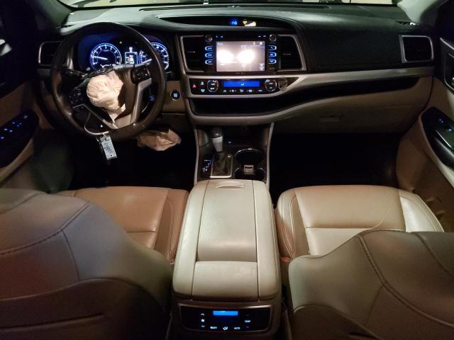 5TDKKRFH3FS089167 - 2015 TOYOTA HIGHLANDER XLE GRAY photo 8