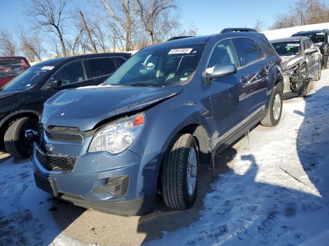 2GNALDEK3C6295675 - 2012 CHEVROLET EQUINOX LT BLUE photo 1