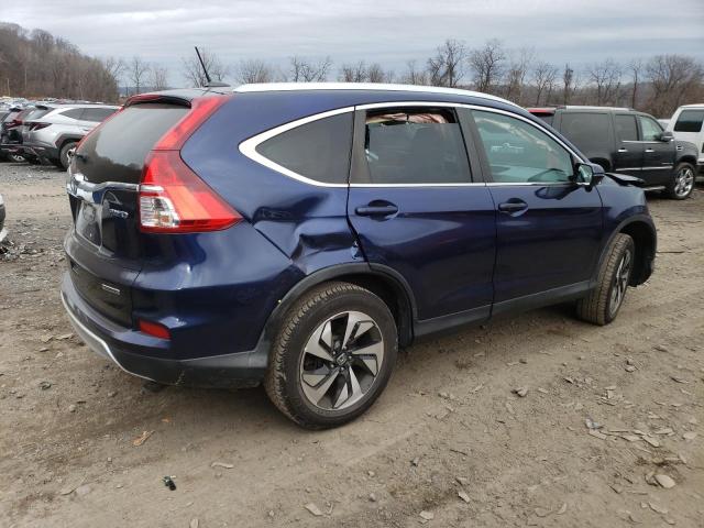 5J6RM4H97FL094711 - 2015 HONDA CR-V TOURING BLUE photo 3